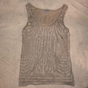 Express Gold Tank Top Small